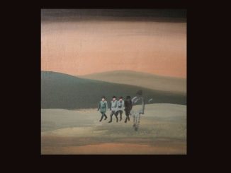 Figuren in weiter Landschaft Gemälde minimalistisch